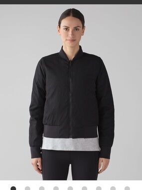 lululemon athletica Black Women's Bomber Jacket